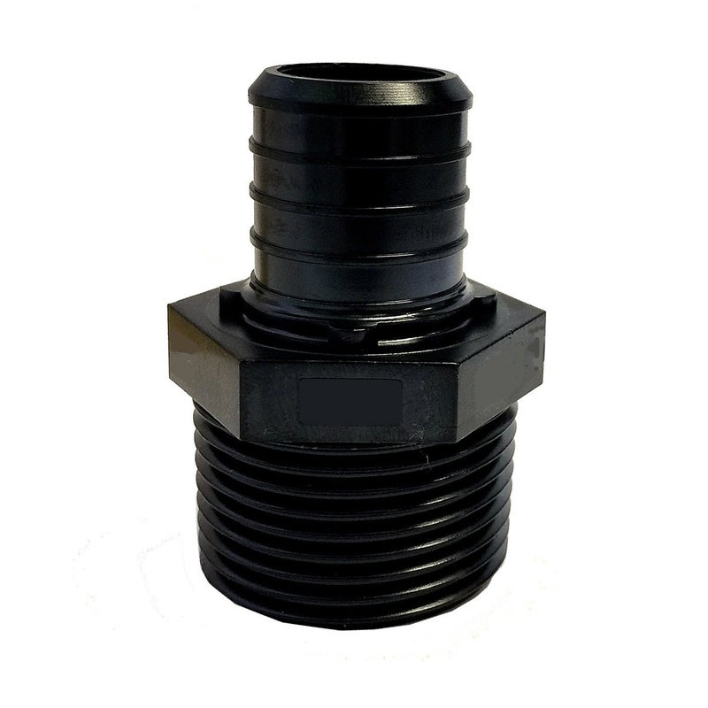 Libra Supply 1 inch, 1'', 1-inch PPSU PEX Male Adapter, Barb x MIP, (Bag of 10 pcs, Click in for more size options), Pipe Fitting Plumbing Supply
